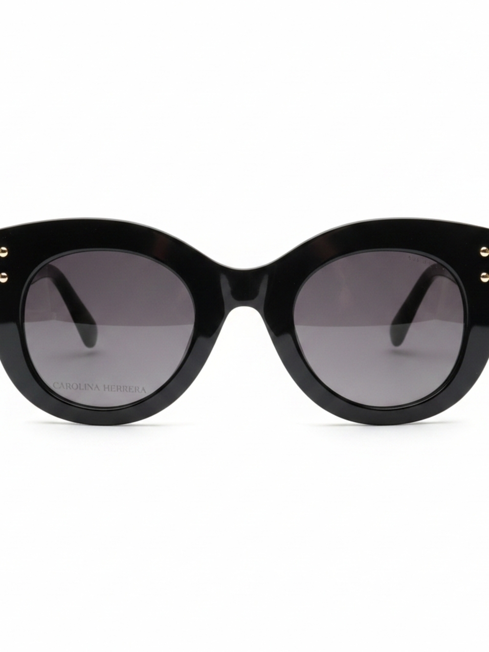 Carolina Herrera Cat Eye Sunglasses Black Oversized HER 0127/S w Case